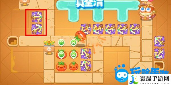 《保卫萝卜4》法老归来第111关通关攻略
