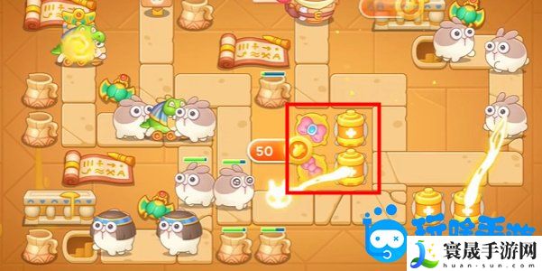 《保卫萝卜4》法老归来第108关通关攻略
