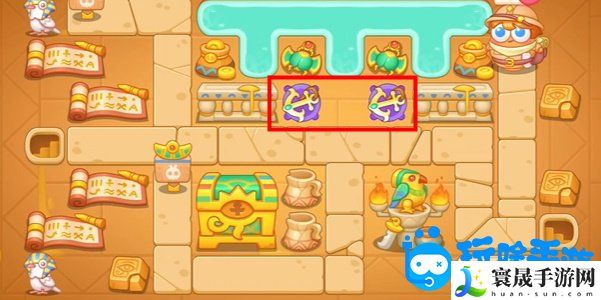 《保卫萝卜4》法老归来第111关通关攻略