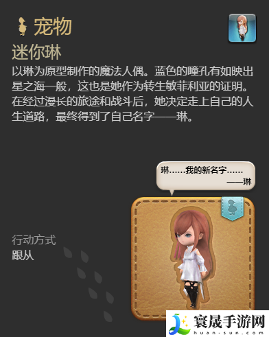 最终幻想14:水晶世界迷你琳宠物获得方法:破解游戏谜题秘诀
