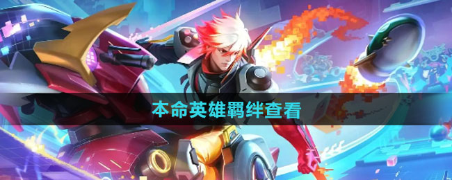王者荣耀本命英雄羁绊查看方法