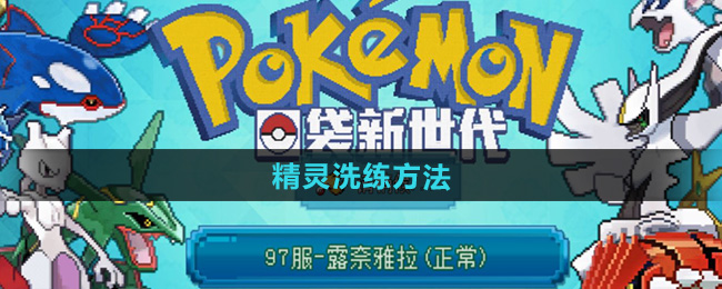口袋新世代精灵洗练方法