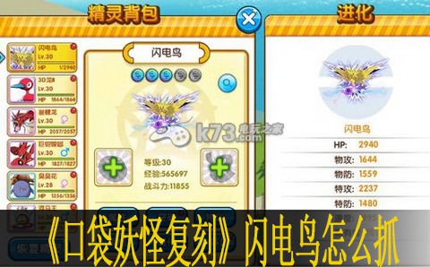 口袋妖怪复刻闪电鸟捕捉攻略 如何避免团队全灭？
