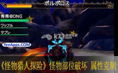 怪物猎人探险怪物部位破坏 属性克制详解 实现游戏目标技巧