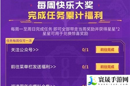 cf手游每周快乐大奖怎么玩？cf手游每周快乐大奖玩法攻略