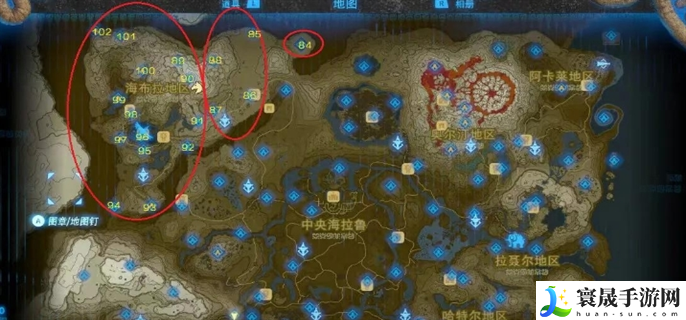 塞尔达传说荒野之息神庙在哪里-全神庙地图位置大全