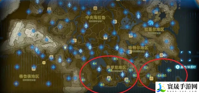 塞尔达传说荒野之息神庙在哪里-全神庙地图位置大全