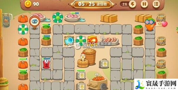 保卫萝卜3集市4过法详解 游戏进阶实用技巧