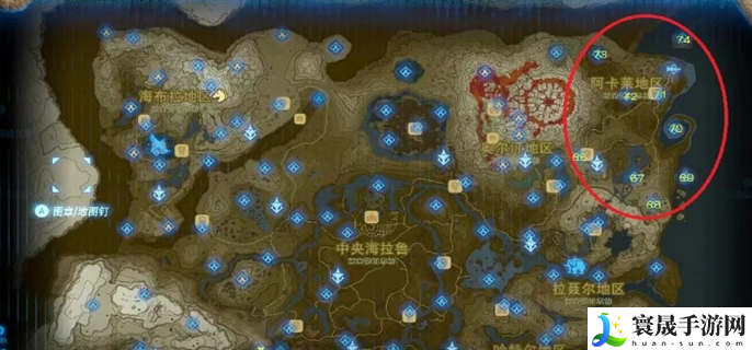 塞尔达传说荒野之息神庙在哪里-全神庙地图位置大全