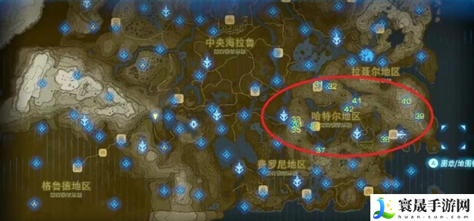 塞尔达传说荒野之息神庙在哪里-全神庙地图位置大全