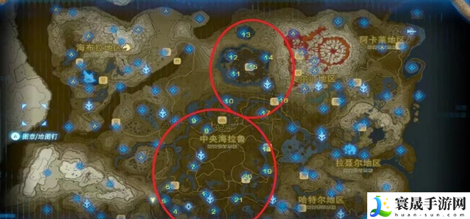 塞尔达传说荒野之息神庙在哪里-全神庙地图位置大全