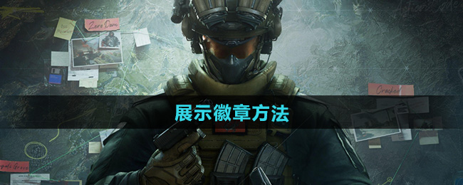 三角洲行动展示徽章方法