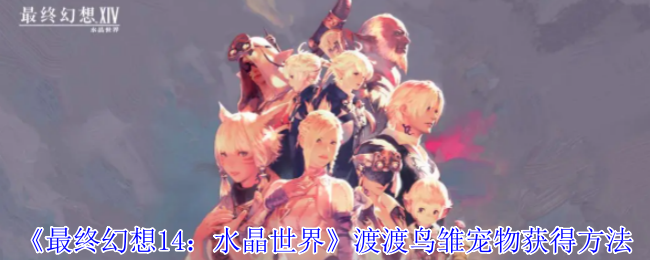 最终幻想14:水晶世界渡渡鸟雏宠物获得方法:神秘装备制作推荐