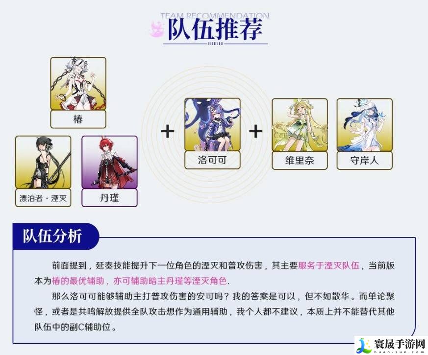 鸣潮洛可可队伍推荐一览：如何避免团队全灭？