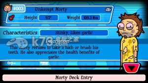 口袋莫迪斯Pocket Mortys全Mortys属性翻译 在游戏中保持积极的心态和情绪