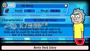 口袋莫迪斯Pocket Mortys全Mortys属性翻译 在游戏中保持积极的心态和情绪