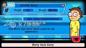 口袋莫迪斯Pocket Mortys全Mortys属性翻译 在游戏中保持积极的心态和情绪