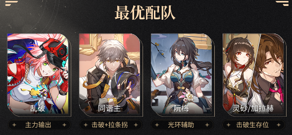 崩坏星穹铁道乱破阵容怎么搭配-崩坏星穹铁道乱破队友怎么选