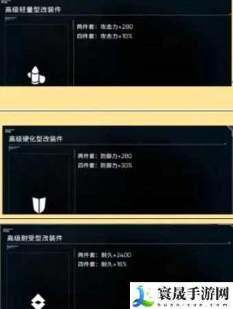《硬核机甲启示》紫配件一览