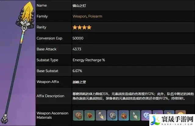 《原神》5.1版本新增武器一览