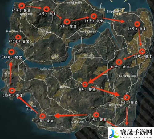 pubg泰戈神秘钥匙密室在哪里