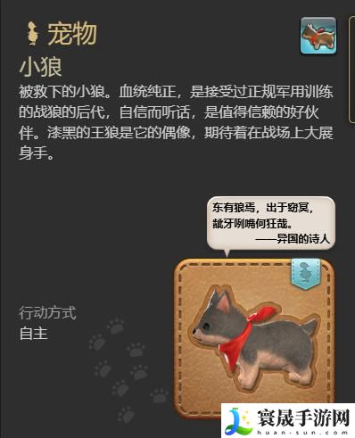 最终幻想14：水晶世界小狼宠物获得方法：组队合作的策略指南