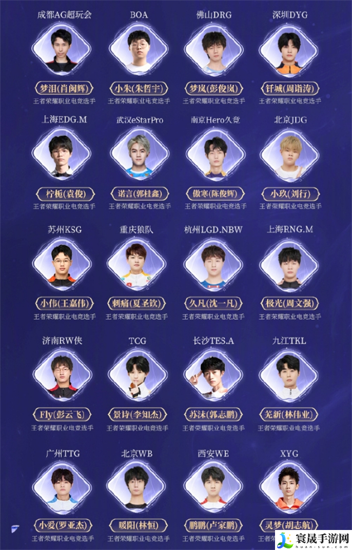 王者荣耀2024共创之夜阵容有谁-2024共创之夜阵容大全