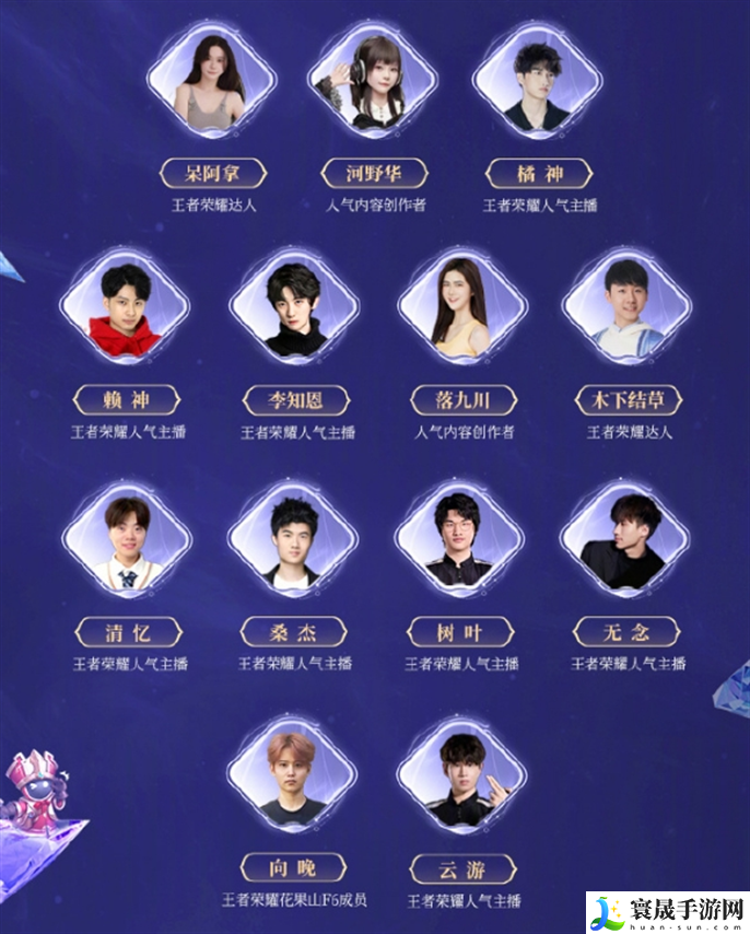 王者荣耀2024共创之夜阵容有谁-2024共创之夜阵容大全