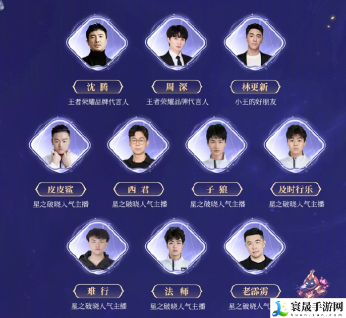 王者荣耀2024共创之夜阵容有谁-2024共创之夜阵容大全