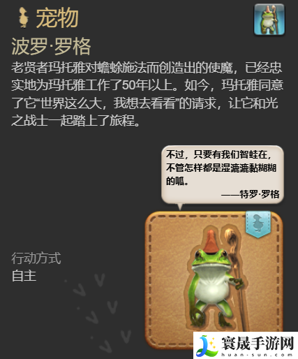 最终幻想14：水晶世界波罗罗格宠物获取攻略：游戏剧情分支选择与影响解析