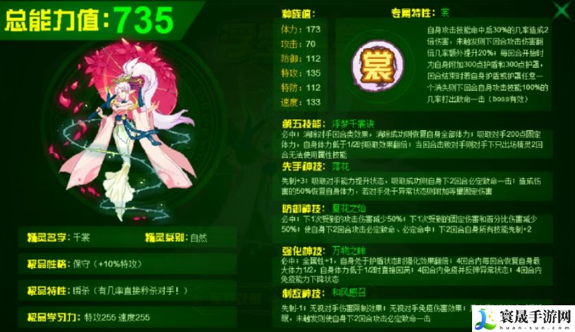 赛尔号巅峰之战千裳强度介绍：共同应对更强大的敌人