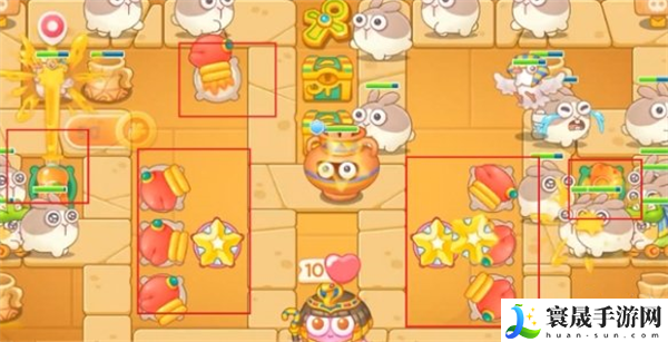 《保卫萝卜4》法老归来第73关通关攻略