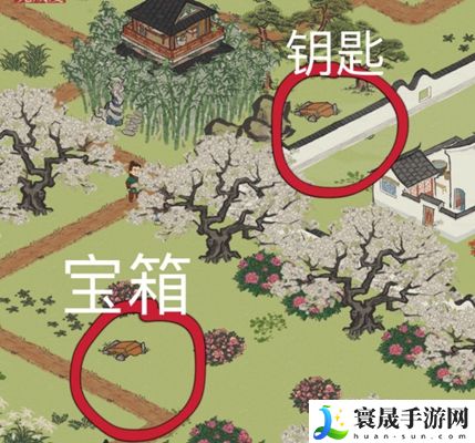 《江南百景图》丽娘府宅宝箱钥匙位置介绍