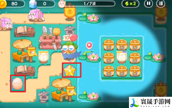 《保卫萝卜4》秋天DE第1杯奶茶第17关攻略