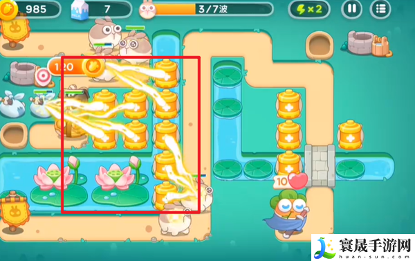 《保卫萝卜4》秋天DE第1杯奶茶第14关攻略