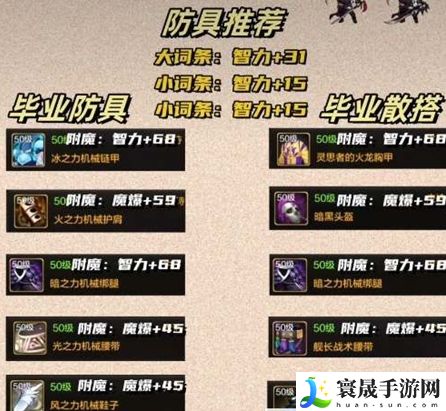 地下城与勇士起源暗帝毕业防具怎么选-地下城与勇士起源暗帝毕业防具选择推荐