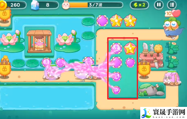 《保卫萝卜4》秋天DE第1杯奶茶第15关攻略