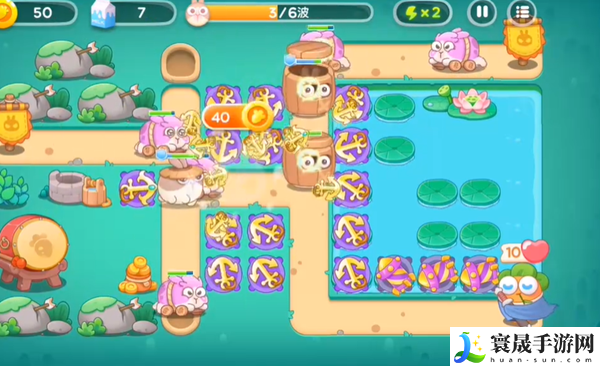 《保卫萝卜4》秋天DE第1杯奶茶第5关攻略
