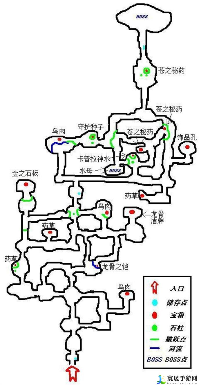 伊苏6纳比斯汀的方舟绿水洞地图怎么走-绿水洞地图路线图