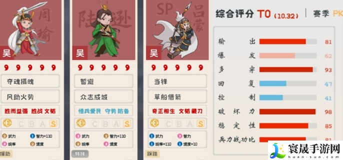 三国志战略版周瑜怎么搭配阵容-周瑜T0阵容推荐