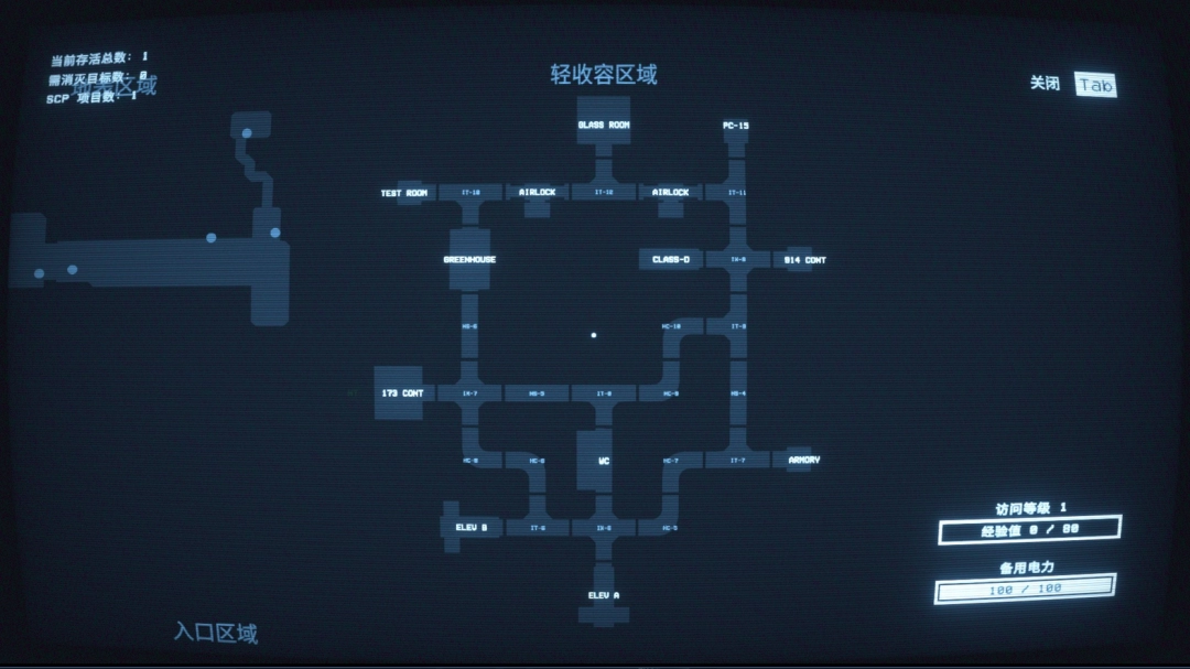 SCP秘密实验室游戏地图完全攻略分享:角色成长最快路径