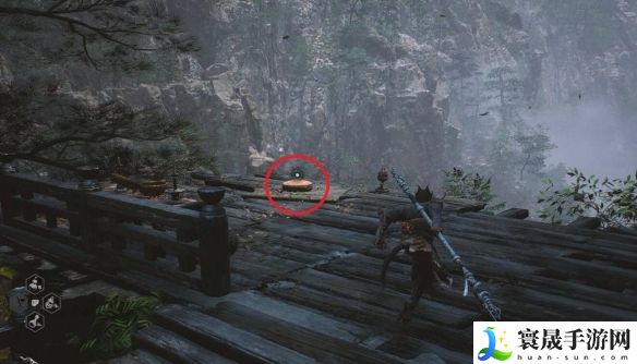 《黑神话悟空》黑风洞崖岸前打坐点位置