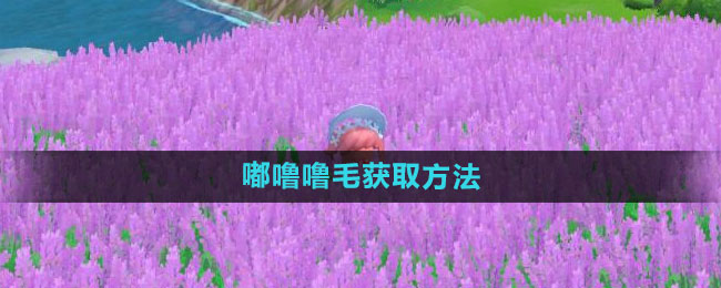 摩尔庄园嘟噜噜毛获取方法