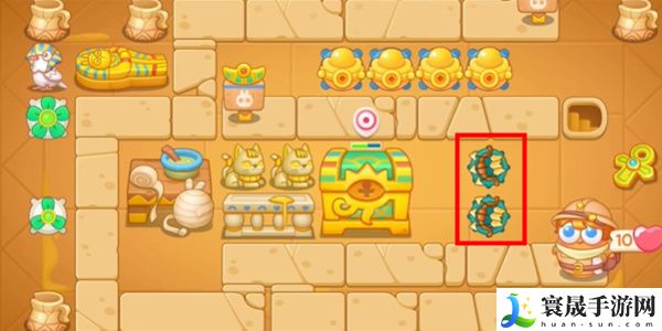 《保卫萝卜4》法老归来第38关通关攻略