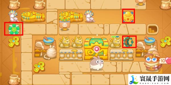 《保卫萝卜4》法老归来第38关通关攻略