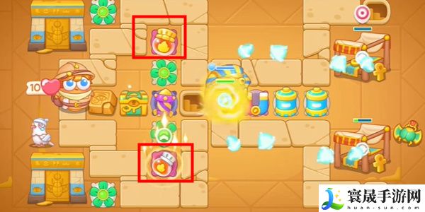 《保卫萝卜4》法老归来第36关通关攻略