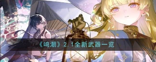 鸣潮2.1全新武器一览:完美副本通关指南