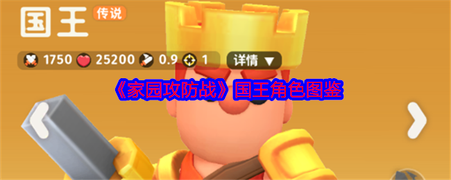 家园攻防战国王角色图鉴：深入了解游戏内的装备和道具属性