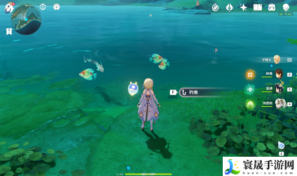 原神4.4玉玉心羽鲈都在那-玉玉心羽鲈沉玉谷钓鱼点位置