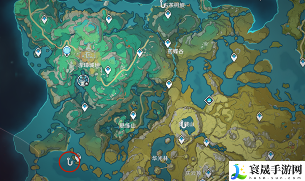 原神4.4玉玉心羽鲈都在那-玉玉心羽鲈沉玉谷钓鱼点位置